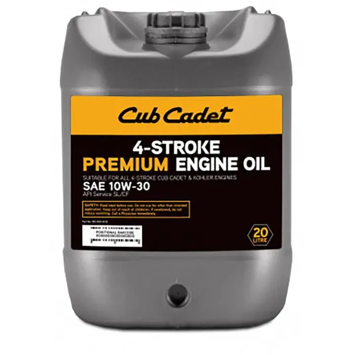 Cub Cadet 20L Premium 4-Stroke Engine Oil (Sae 10W-30) 1