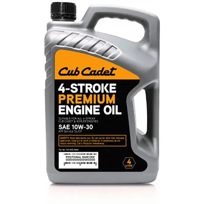 Cub Cadet 4L High-Performance 4-Stroke Engine Oil (Sae 10W-30) 1
