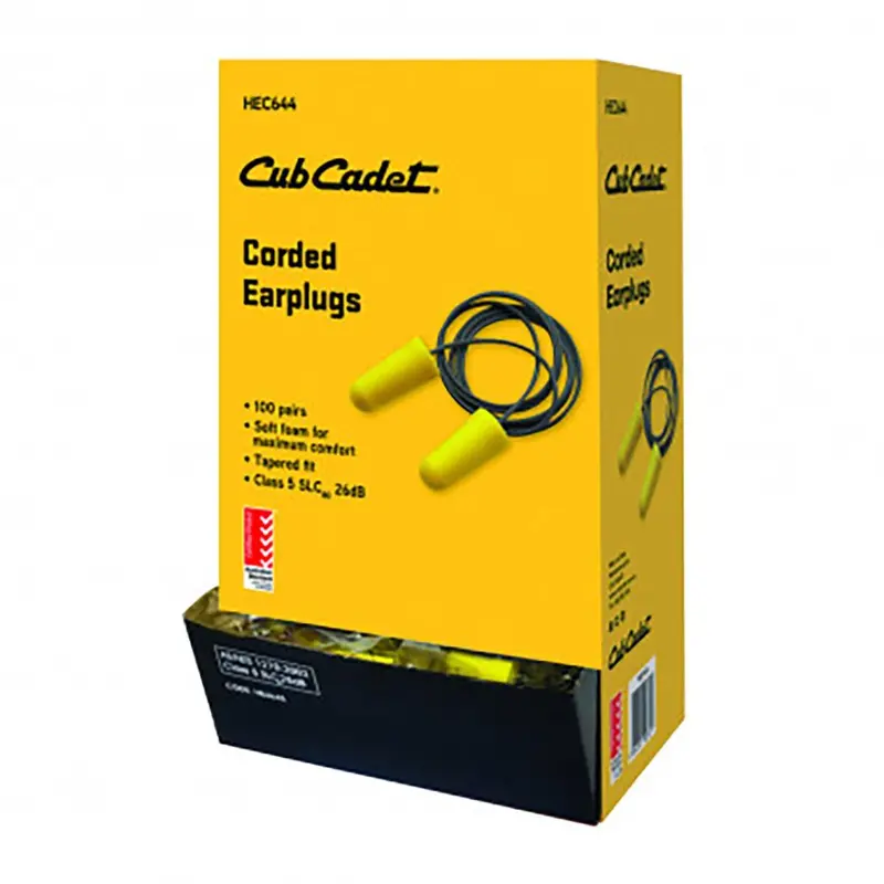 Cub Cadet Pro P C100 Reusable Corded Earplugs 1