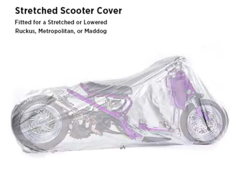 Custom-Fit Cover For Stretched Scooters 1