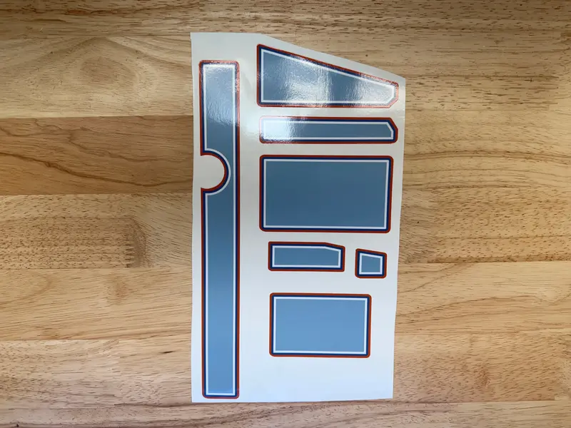 Custom Honda Ruckus Engine Accent Decals 7