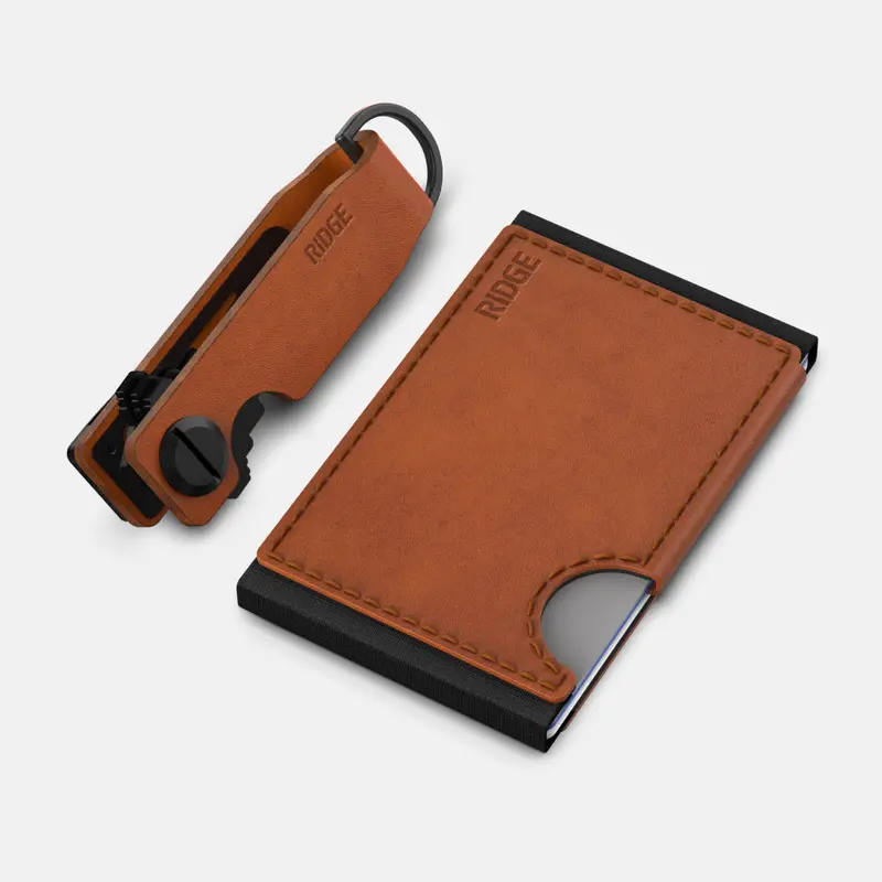 Daily Driver Biflex Wallet In Tobacco Brown Leather 1