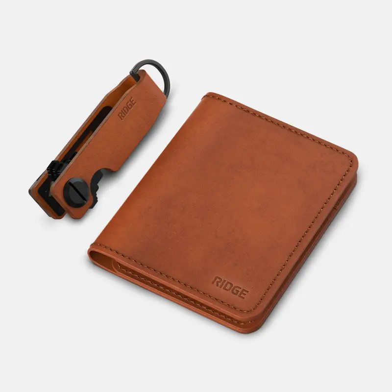 Daily Driver Bifold Wallet In Tobacco Brown Leather 1