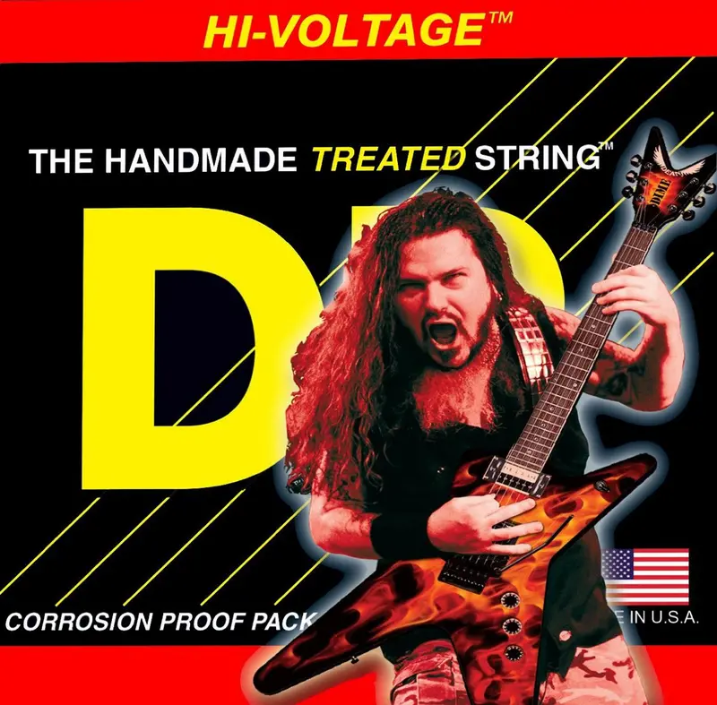 Dr High Voltage Dimebag Darrell Signature Electric Guitar Strings – Heavy-Duty Nickel Wound Set 1