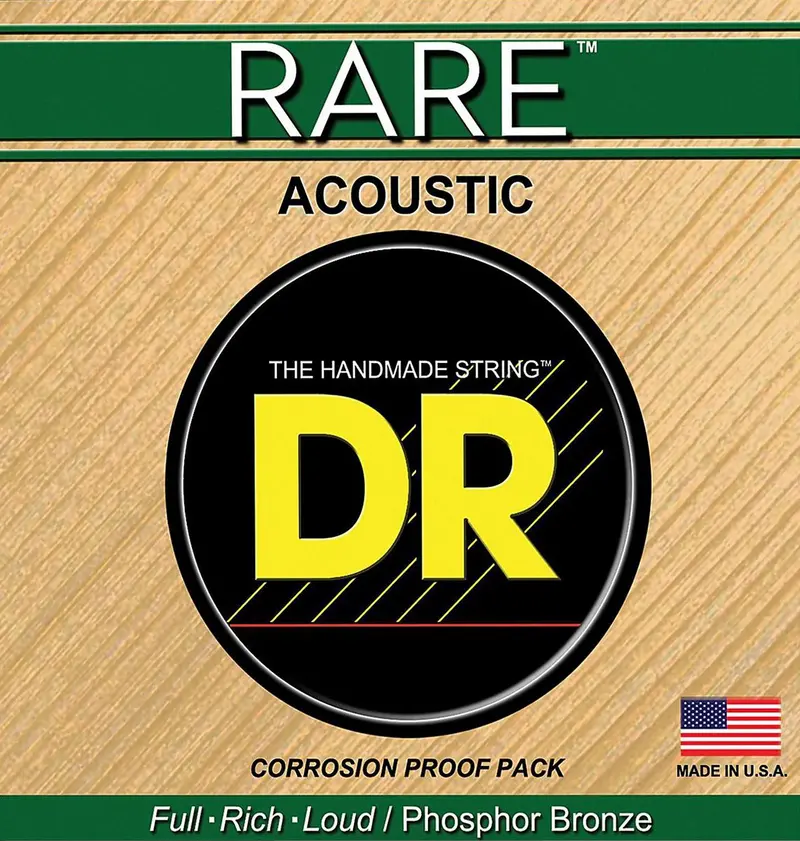 Dr Rare Acoustic Guitar Strings – Premium Phosphor Bronze Alloy 1