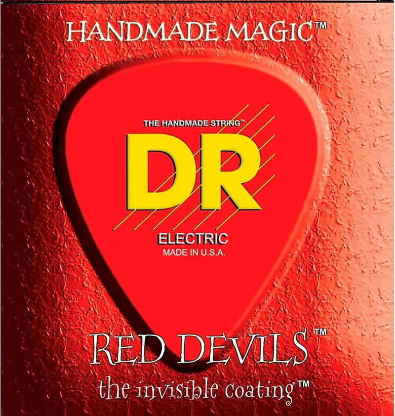 Dr Red Devils Coated Electric Guitar Strings – Balanced Tension, Extended Lifespan 1