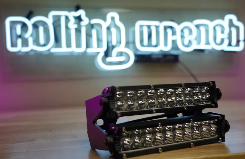 Dual-Led Light Bar Kit Compatible With Honda Ruckus And Maddog 1