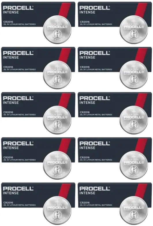 Duracell Procell Intense Cr2016 – Bulk Pack Of 200 Lithium Batteries 1