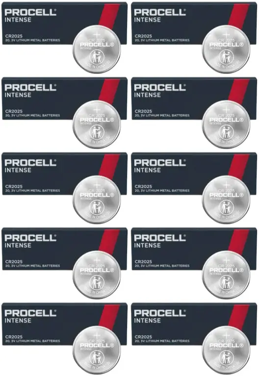 Duracell Procell Intense Cr2025 – Bulk Pack Of 200 Lithium Batteries 1