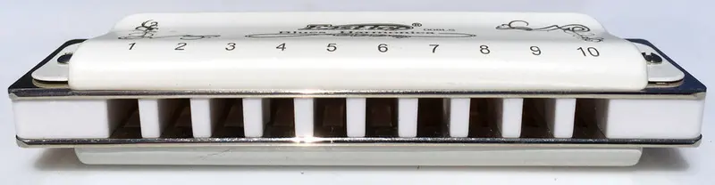 Easttop T008Ls – Half-Valved Professional Blues Harmonica (10-Hole) 1