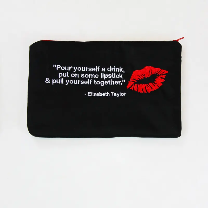 Elizabeth Taylor Inspired Cosmetic Bag 1