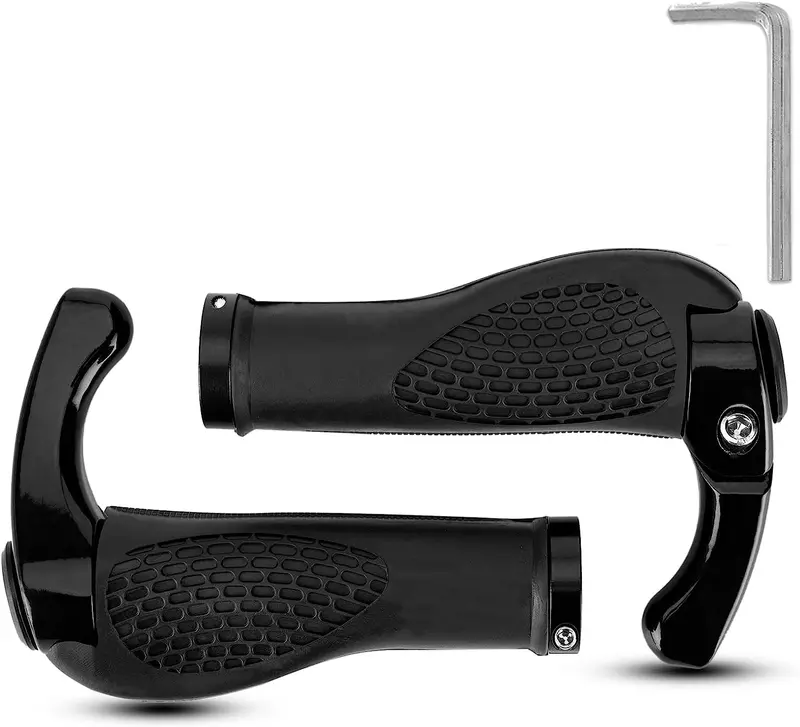 Ergonomic Lock-On Bike Grips – Non-Slip Rubber Design With Secure Thumb Lock 1