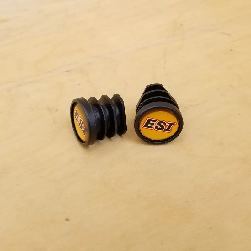 Esi Bar End Plugs – Soft-Compound Rubber Handlebar End Caps (Pair) 1