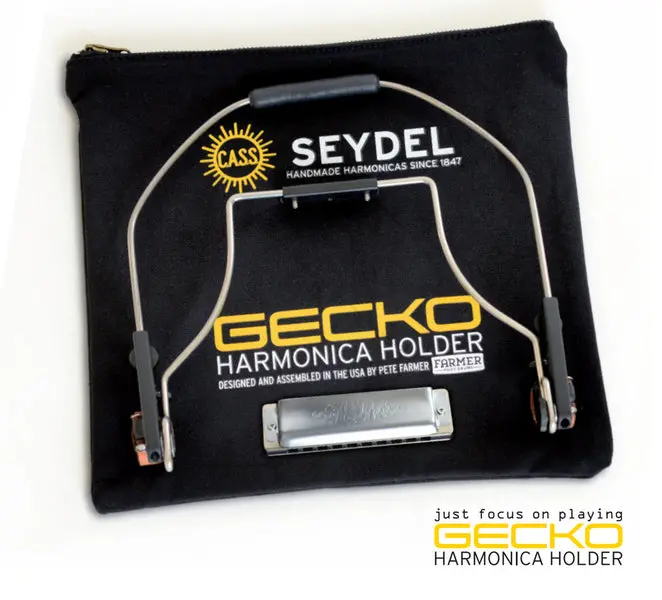 Farmer Seydel Gecko Harpholder Rack (Model 950000) – Compact Harmonica Stand, Free Usa Shipping 1