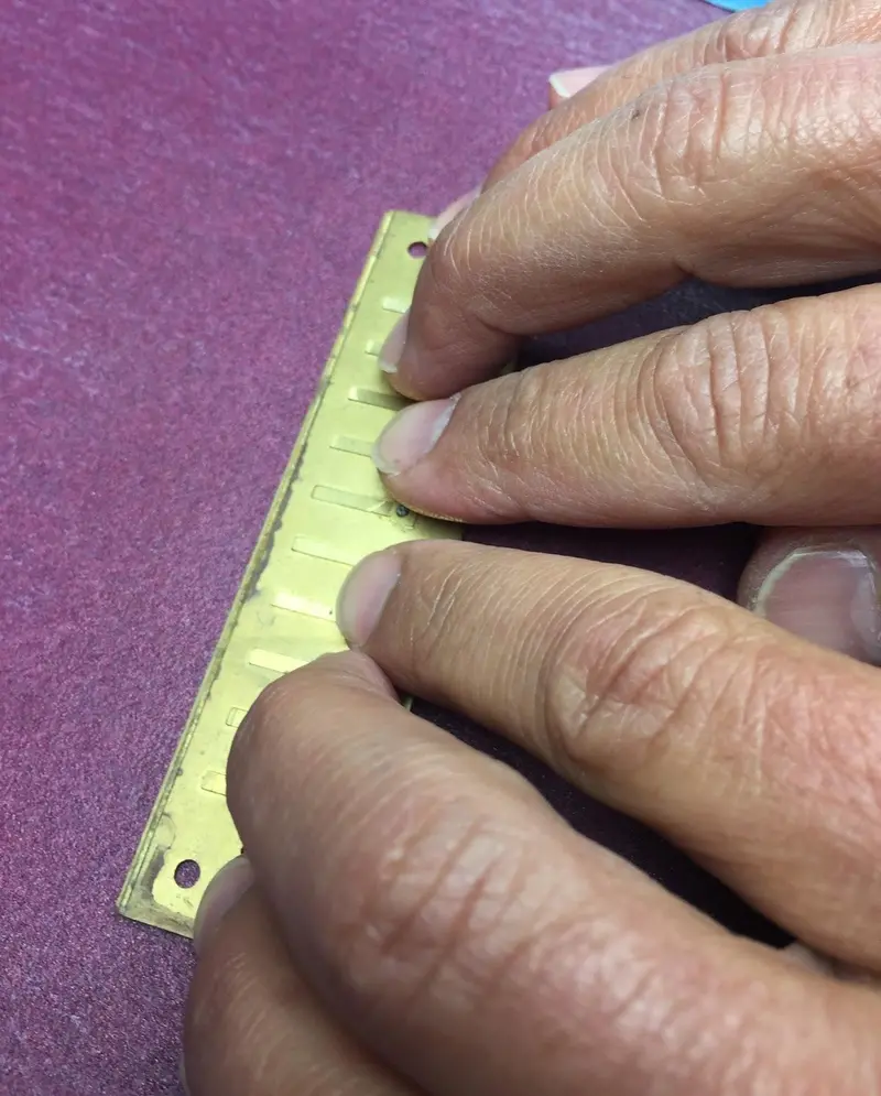 Flat Sand Draw Plate For Harmonica Repair And Customization 1