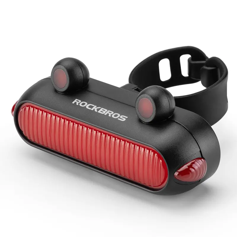 Frog-Style Usb-Rechargeable Tail Light With 6 Brake-Activated Modes 1