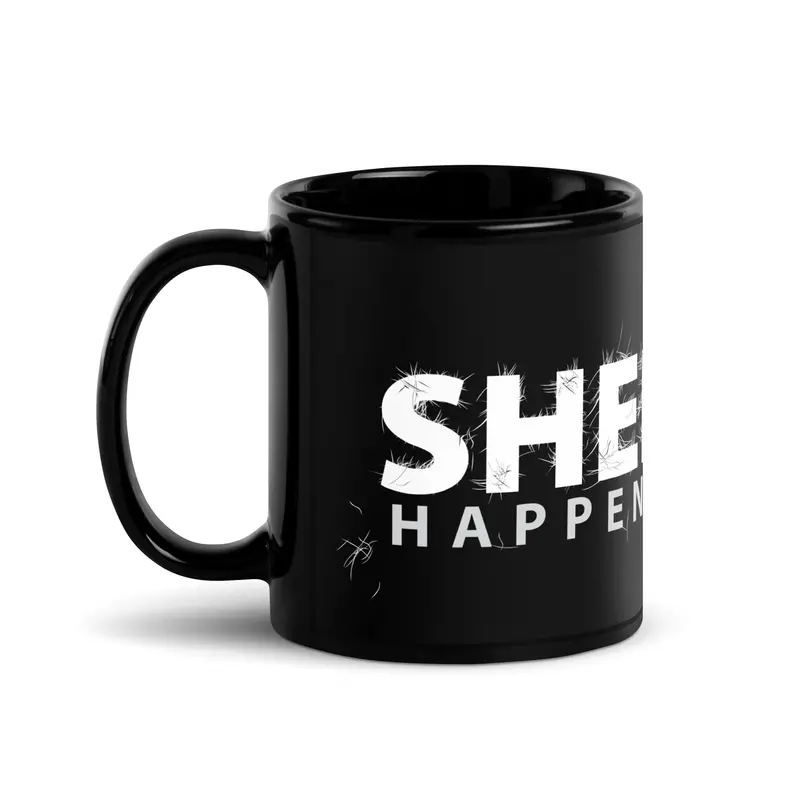Funny Dog Shedding Coffee Mug – 'Shed Happens!' Humor 1