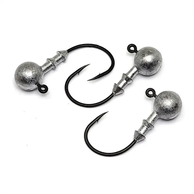 Gamakatsu Round Jig Head – Size 211, Black 1
