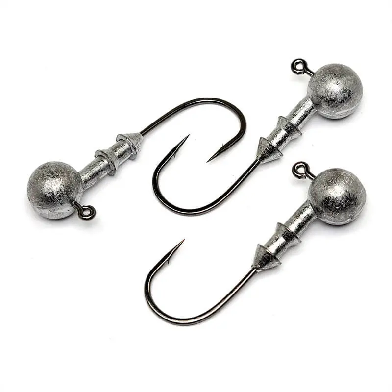 Gamakatsu Round Jig Head – Size 26, Black Finish 1