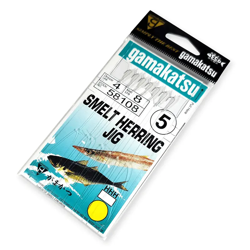 Gamakatsu Smelt & Herring Jigging Rig – Sizes 4 And 5 1