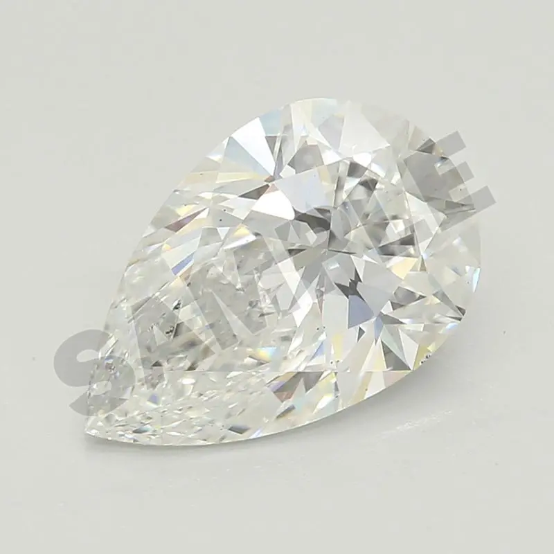 Gia-Certified Pear Diamond – 0.53 Ct, Natural Origin (74********) 1