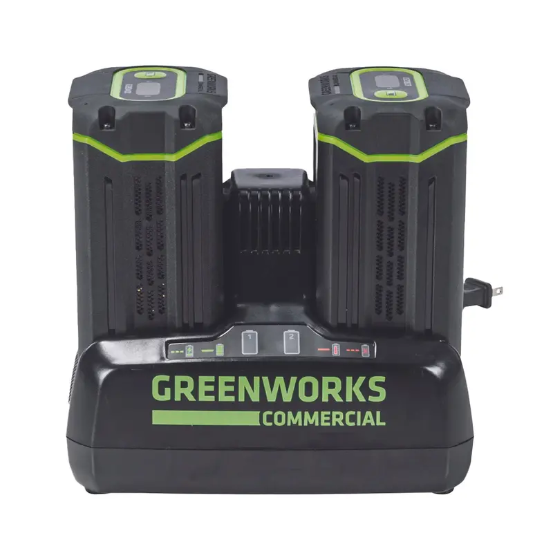 Greenworks Cab810 Dual-Port 82V Fast Charger (Model 2958302Au) For Simultaneous Charging 1