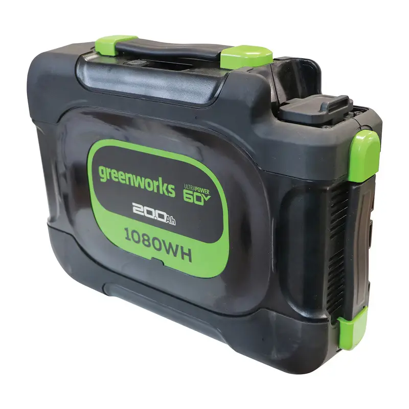 Greenworks G60B20 60V Pro 20.0Ah Suitcase Battery – High-Capacity Dual-Cell Power Pack For Extended Runtime 1