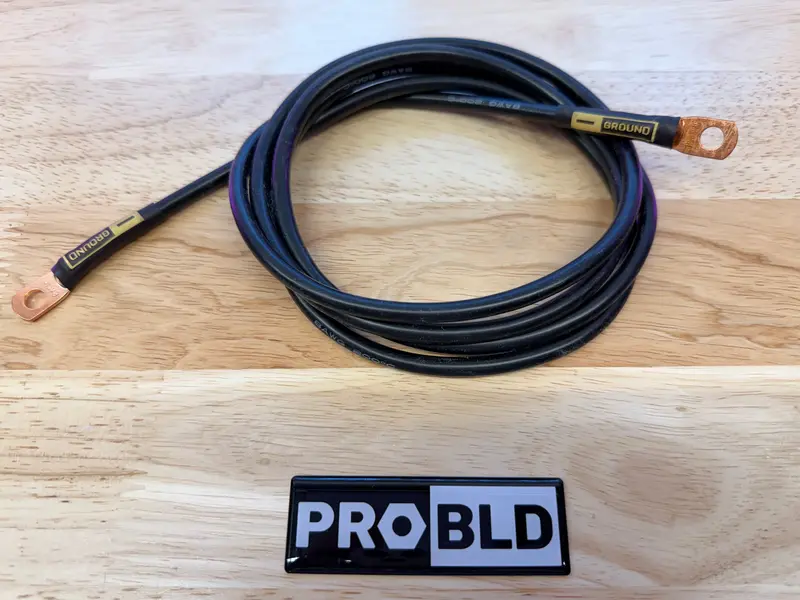 Gy6 Engine Swap Ground Wire Kit – 8-Gauge Braided Copper Cable 1