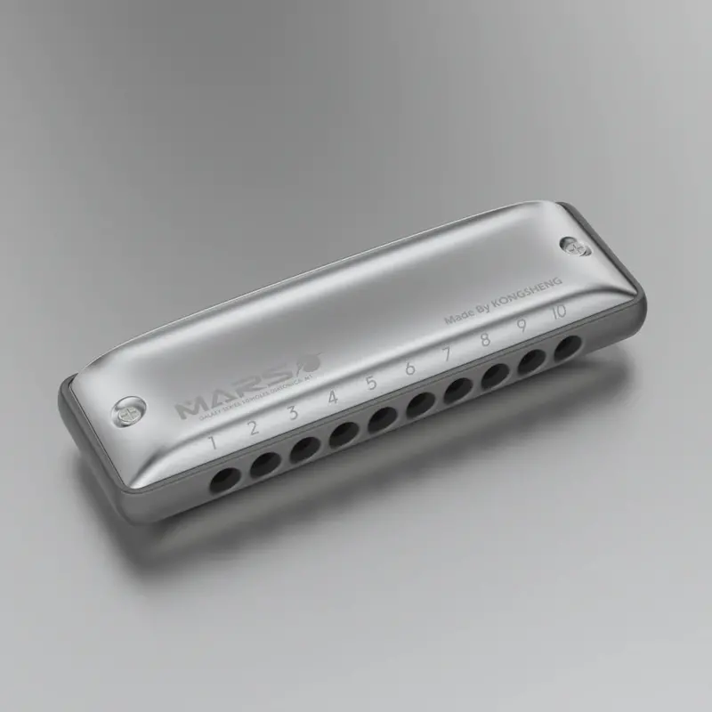 Handcrafted Dennis Fischette Custom Harmonica – Kongsheng Mars Model With Complimentary Us Shipping 1