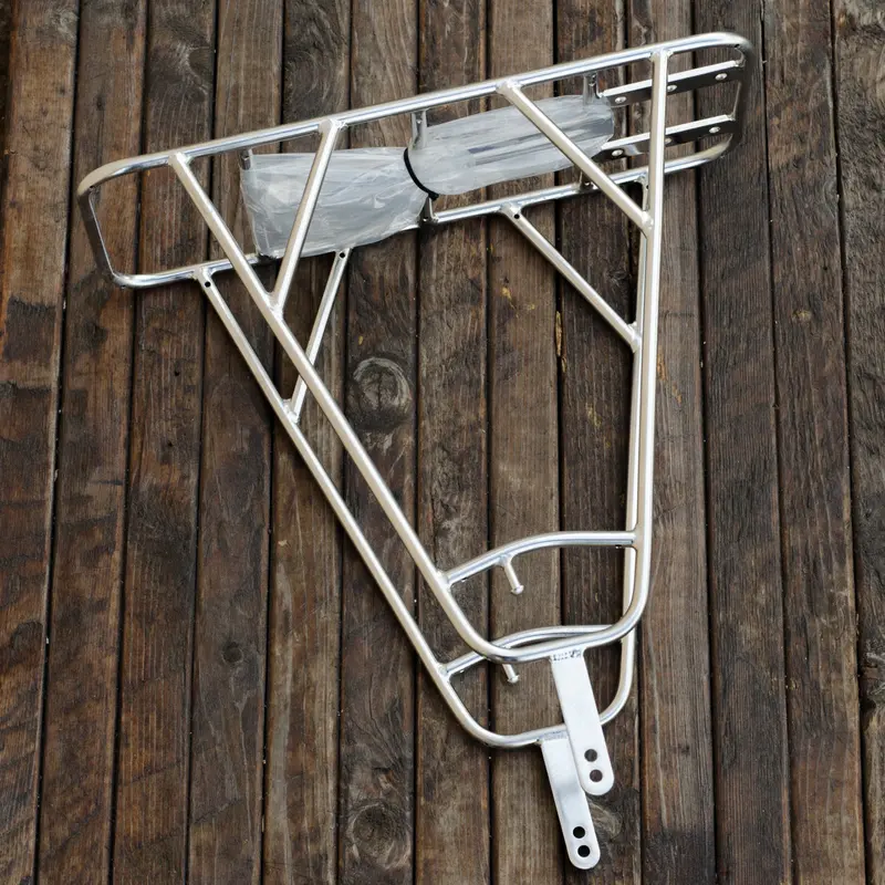 Heavy-Duty Rear Rack – Large-Capacity, Chrome-Plated Cargo Carrier With Mounting Hardware 1