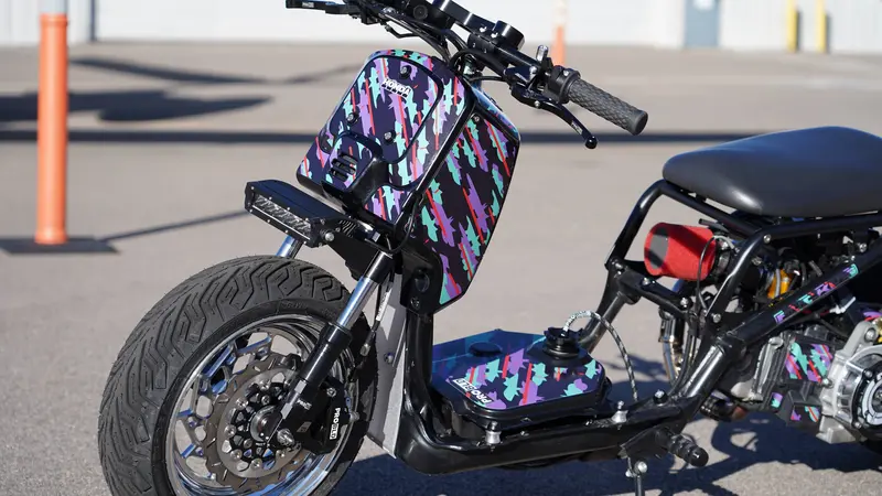 Hks Performance–Themed Decal Kit For Honda Ruckus (2003–Present) 1