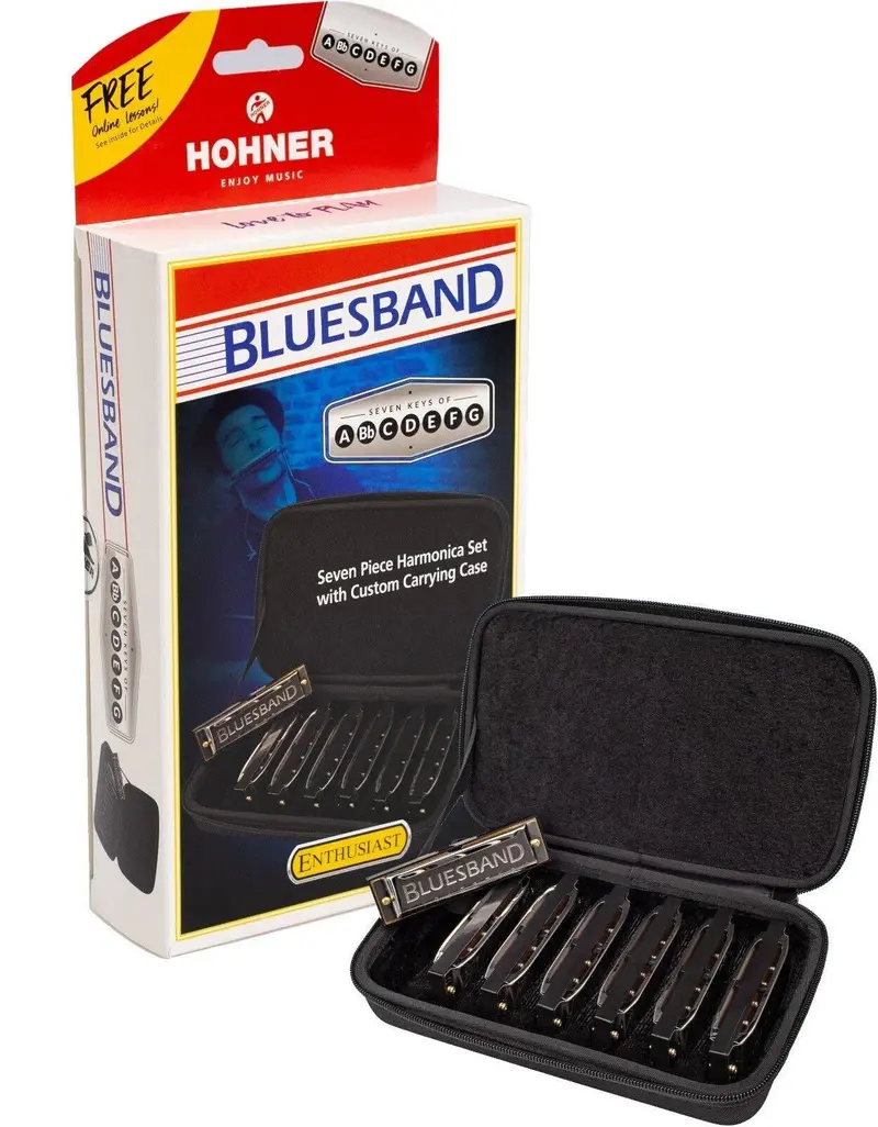 Hohner Blues Band 7-Piece Key Pack (G, A, B♭, C, D, E, F) – Model 1501/7 – Free Usa Shipping 1