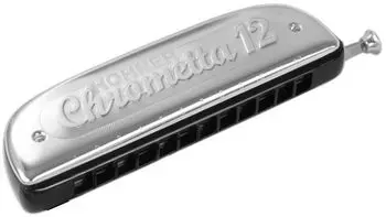 Hohner Chrometta 12 Dual-Key Harmonica (C & G) – Free Shipping In Usa 1