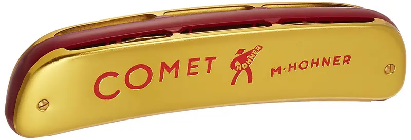 Hohner Comet Octave 40 In Key C – Compact 40-Reed Diatonic Harmonica (Model 2504/40) 1