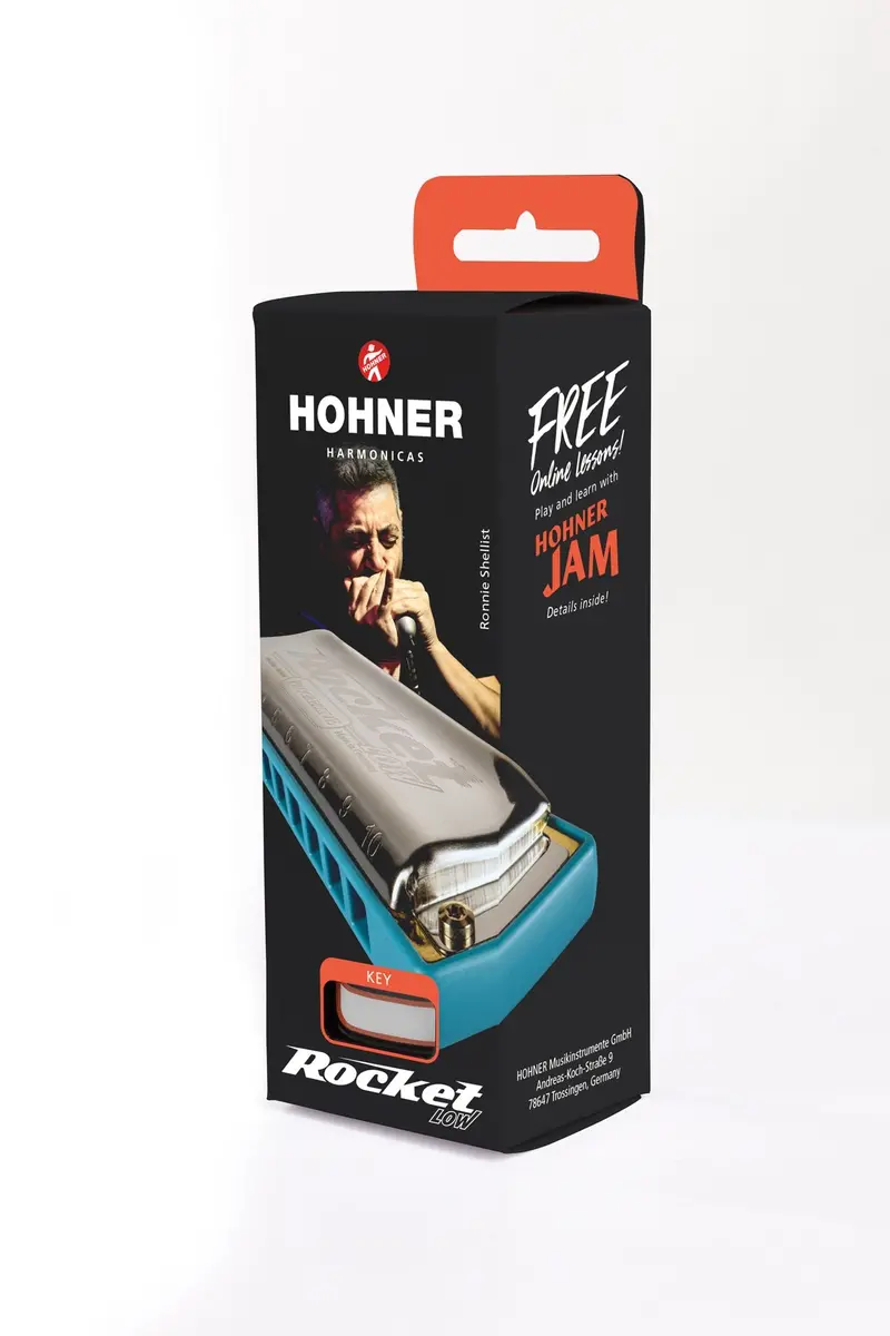 Hohner Rocket Low-Tuned Harmonica – Rockl Model, Designed For Deep Tonal Range, Free Us Shipping 1