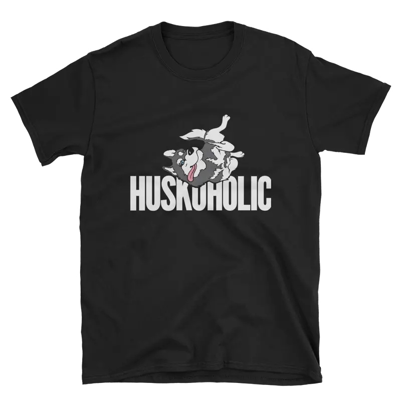 'Huskoholic' Siberian Husky T-Shirt – Fun, Fan-Fueled Canine Style 1