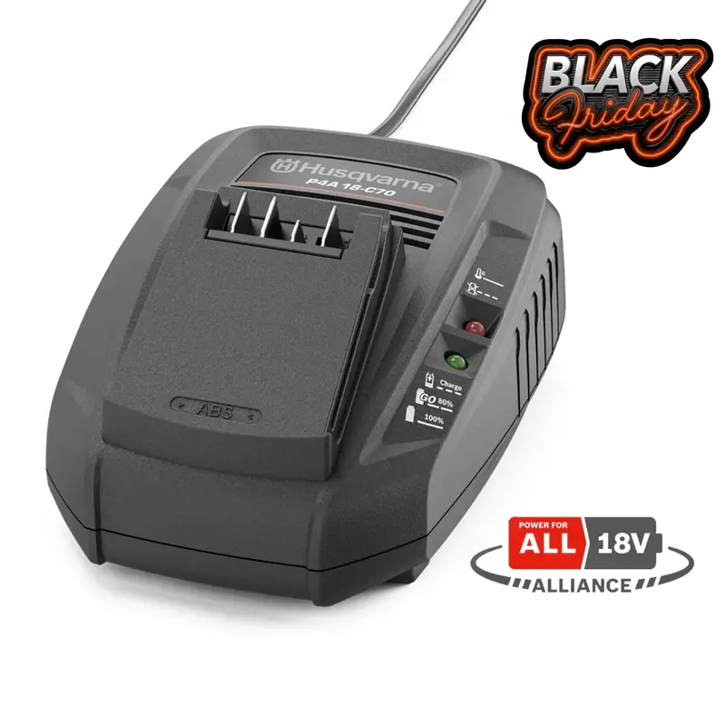Husqvarna Aspire 18-C70 Quick Charger For 18V 2.5Ah Batteries 1