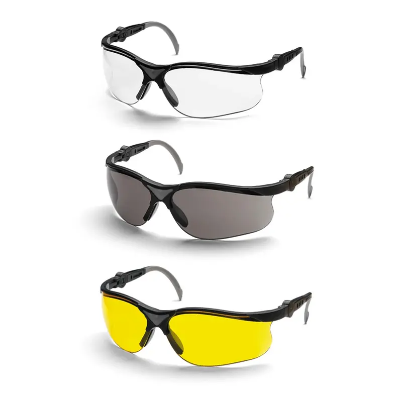 Husqvarna X-Series Protective Eyewear – Adjustable Frame & Angled Scratch-Resistant Lenses 1