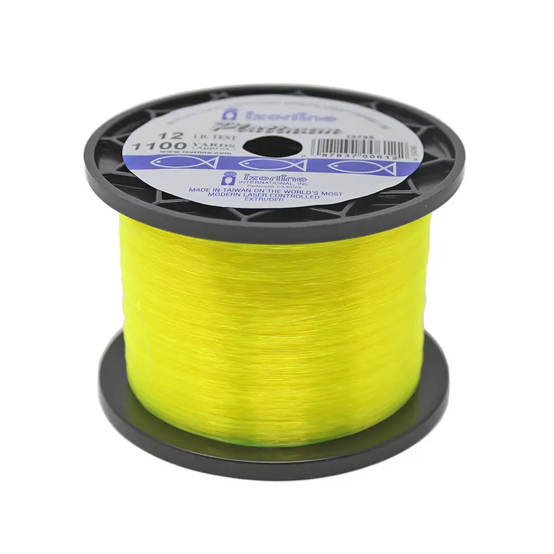 Izorline Platinum Hi-Viz Yellow Monofilament – 1/4-Pound Spool 1