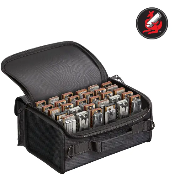 Joey Knows C30 Busking Buddy Case — Spacious 30-Harmonica Carry Solution, Free Us Delivery 1