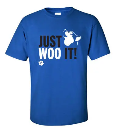 Just Woo It! Unisex T-Shirt Featuring Husky And Malamute Art 1