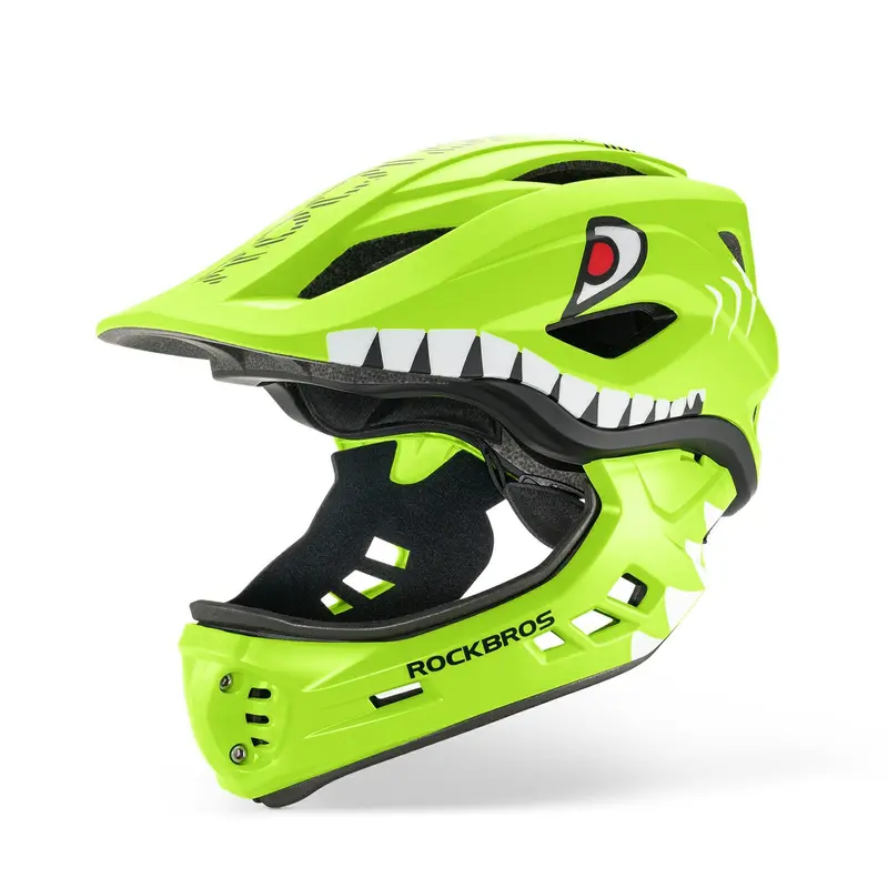Kids' Cartoon Full-Coverage Bicycle Helmet – Unisex Youth Safety Headgear 1