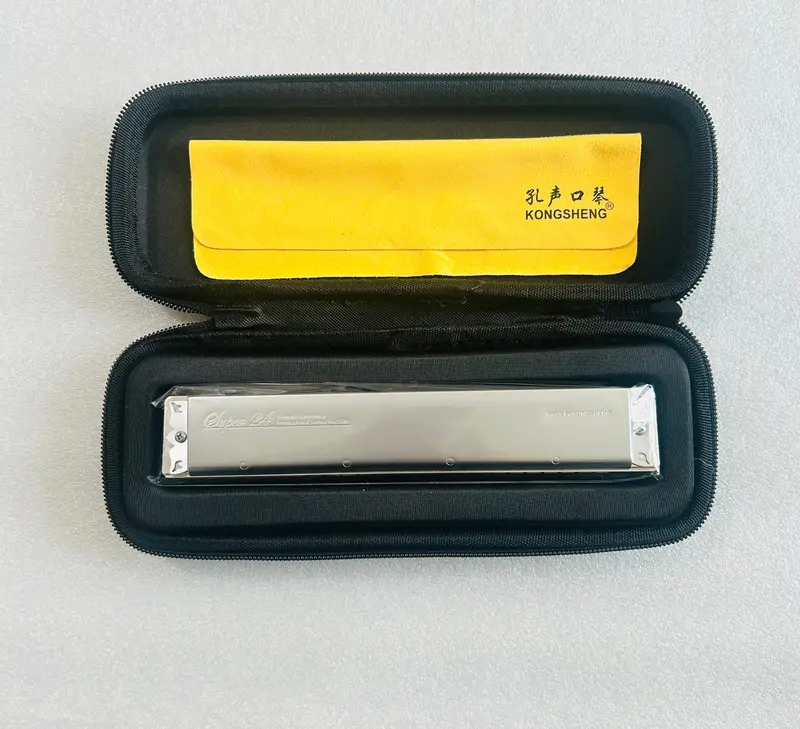 Kongsheng 2410 Tremolo Harmonica – 24-Hole Design For Rich Vibrato Tone, Free Us Shipping 1