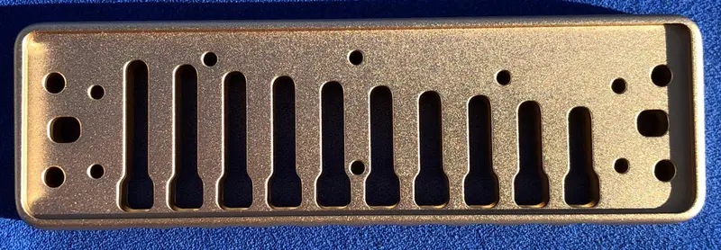 Kongsheng Mars Aluminum Comb For Chromatic Harmonicas – Free Usa Shipping 1