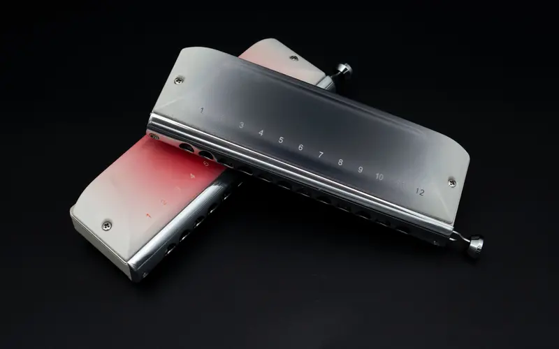 Kongsheng Rouge Re48 — 12-Hole Valved Chromatic Harmonica With Premium Build, Free Usa Delivery 1