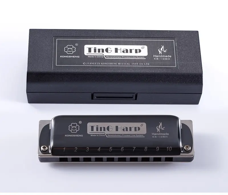 Kongsheng Ting Diatonic Harmonica – Revolutionary 10-Hole System, Wood Comb Design 1