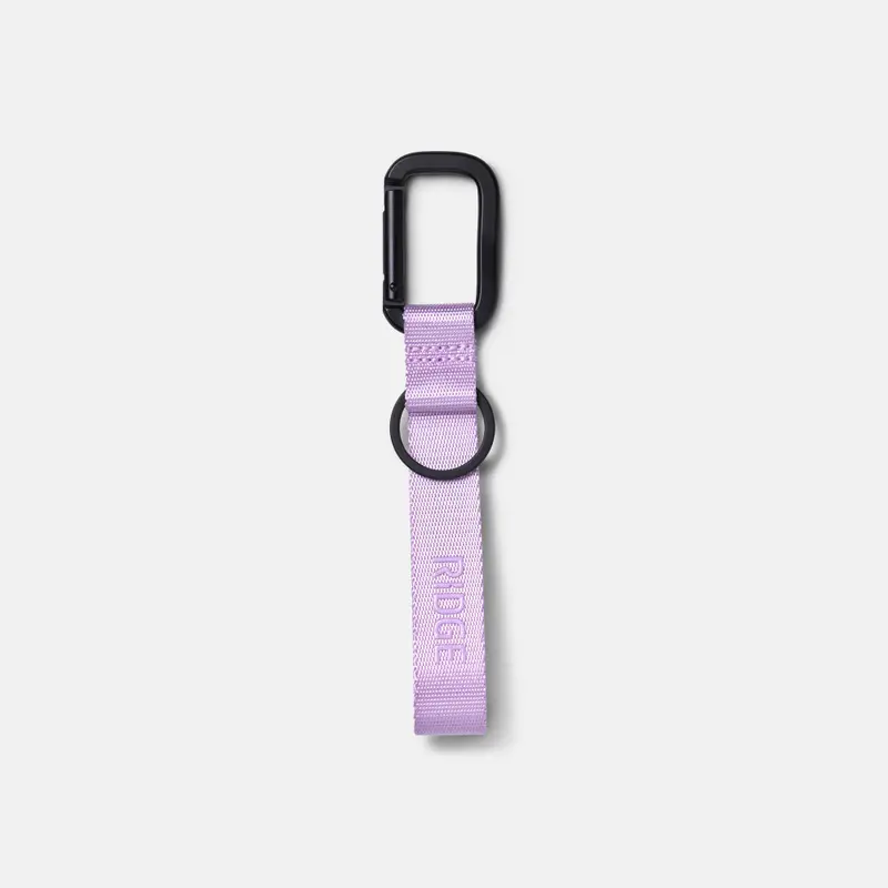 Lavender-Toned Ridge Keychain – Soft Matte Look 1