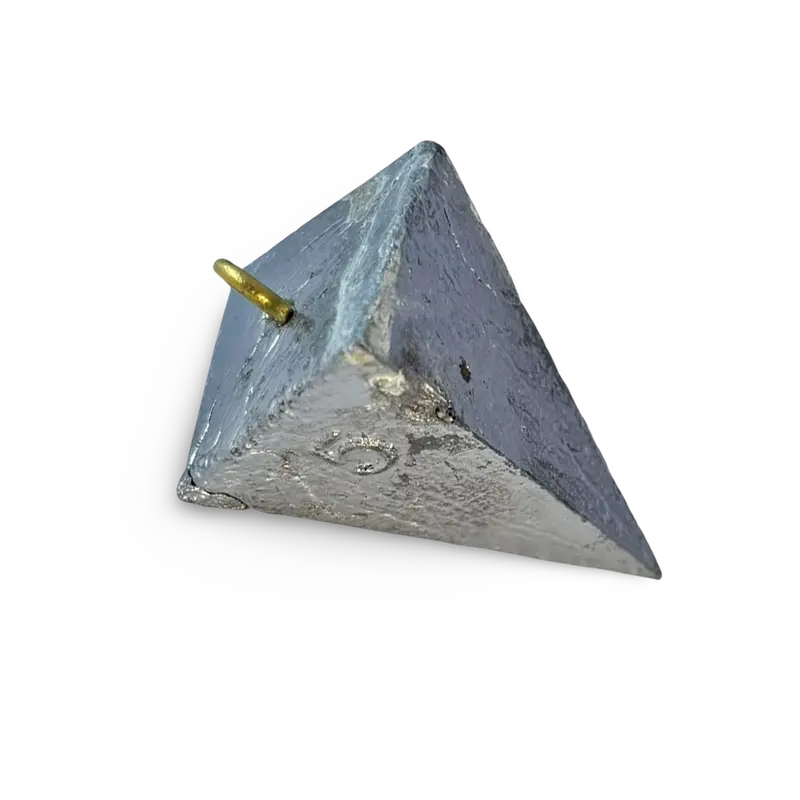 Lead Pyramid Sinkers – 1 Oz To 24 Oz Weight Range For Bottom Fishing 1