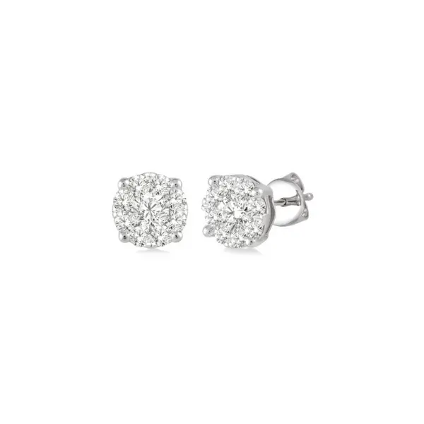 Lovebright 14K White Gold Diamond Earrings – 0.33 Ct Total Weight 1