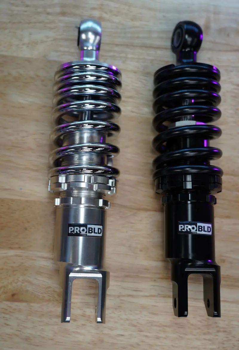 Low-Profile Rear Shock For Gy6 And Get Scooter Platforms 1